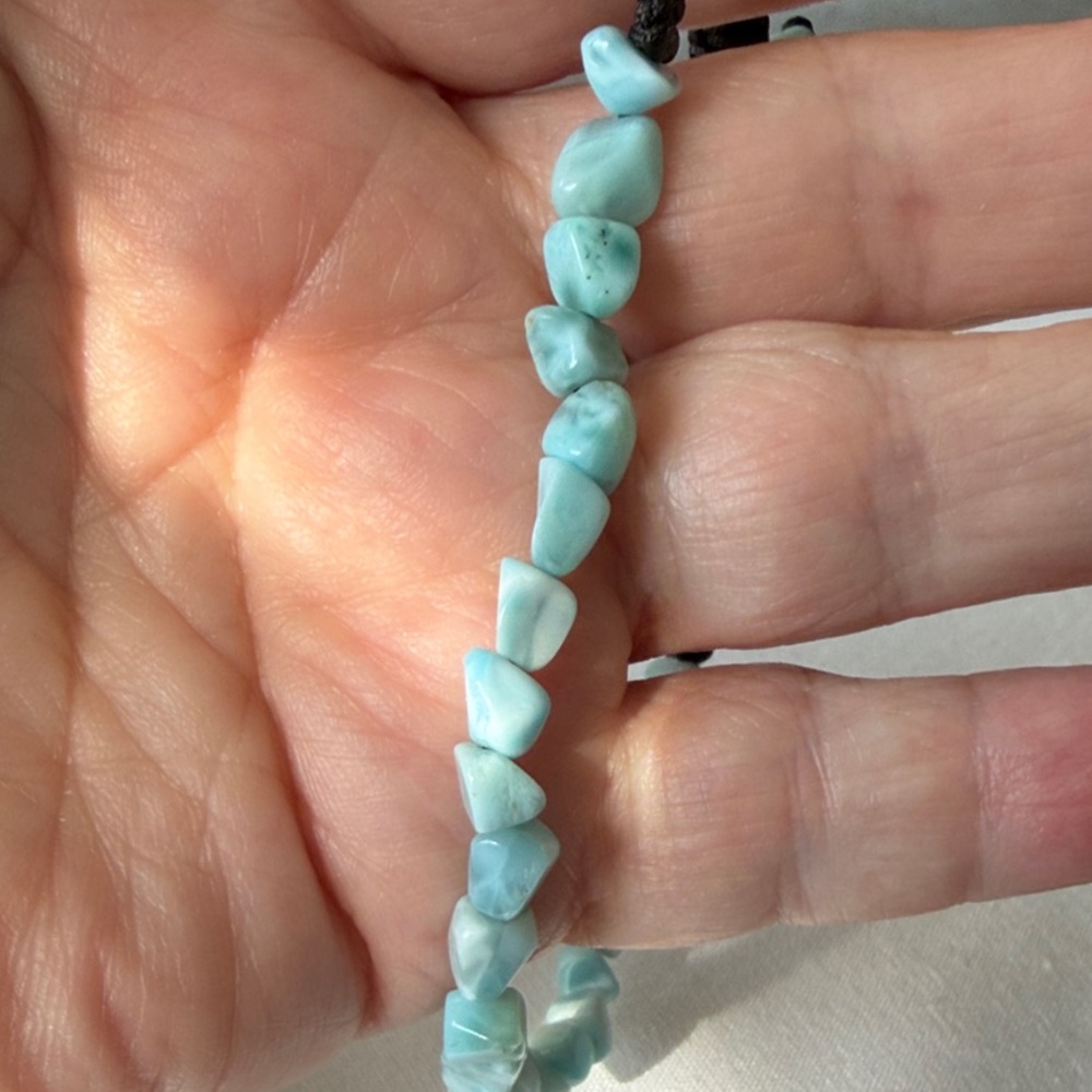 Marahlago Larimar beaded bracelet - Picture 5 of 5